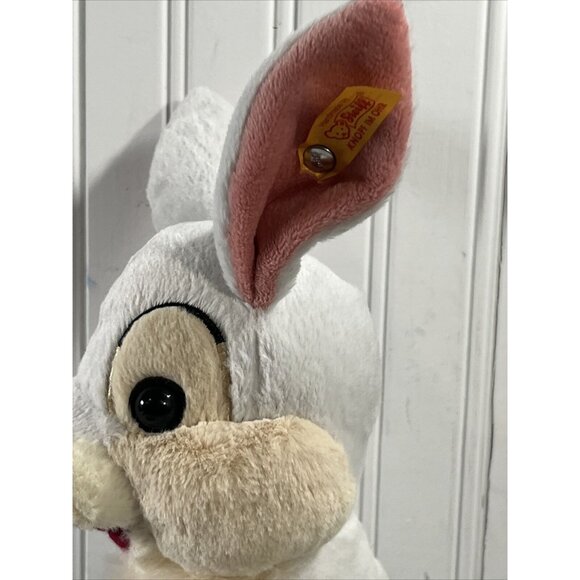 STEIFF BRAND DISNEY THUMPER BUNNY RABBIT FROM BAMBI CLASSIC FILM PLUSH TOY 11" - Picture 3 of 6
